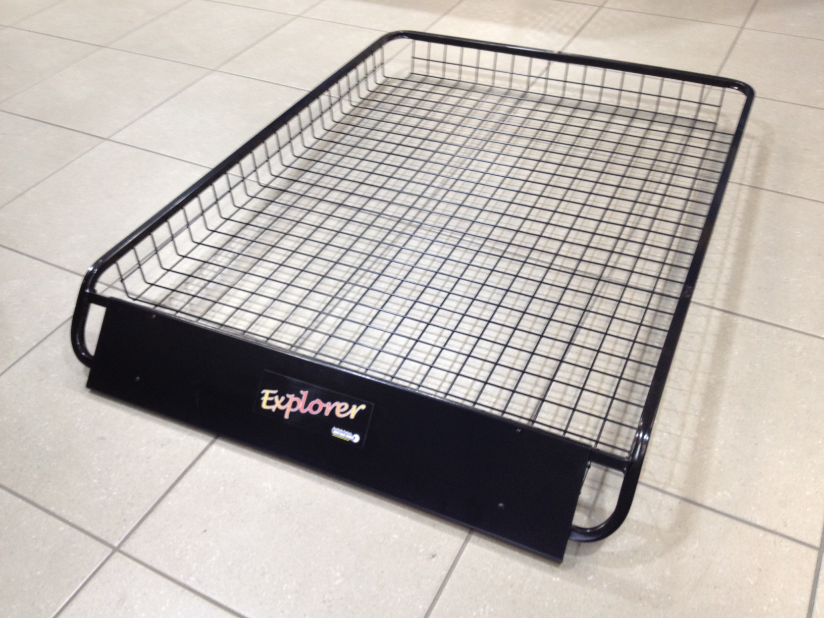Steel Mesh Tray / Basket Explorer Medium 1.35 x 1.0 x 0.12m Roof Rack