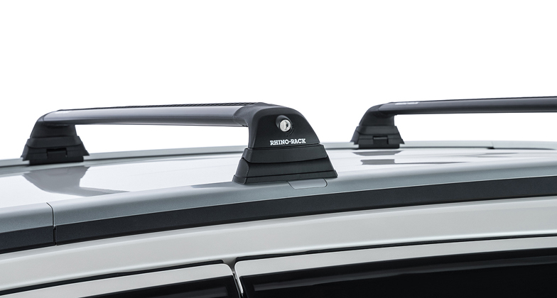 Isuzu MU-X LS-T with Roof Rails 2013 - July 2021 Rhino-Rack Vortex Roof ...