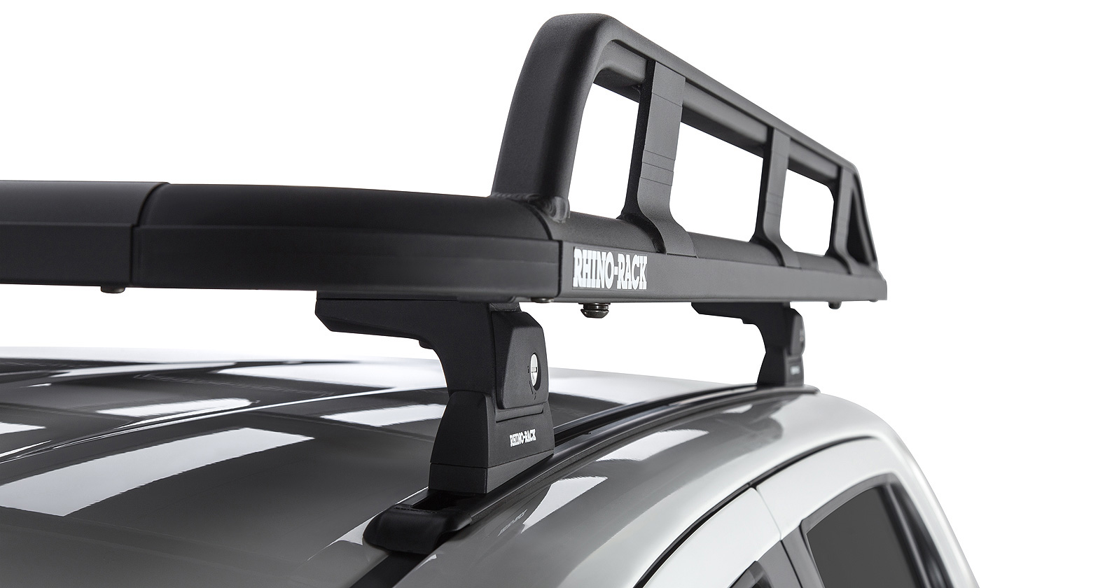 Toyota Hilux Double Cab 10/15on RhinoRack Pioneer Tradie (1528mmx1236mm) Roof Rack World