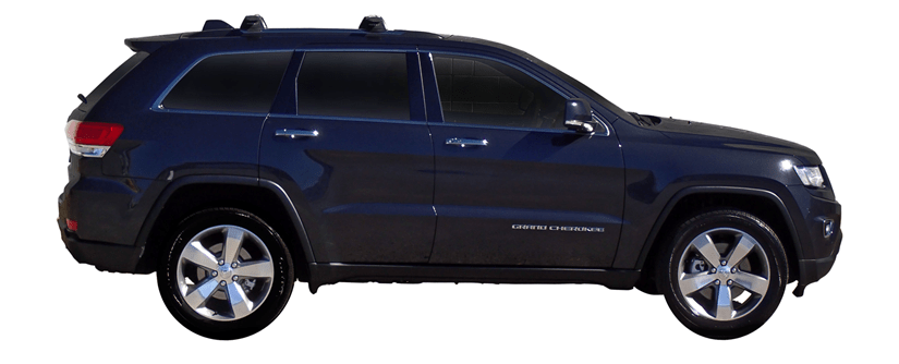 Pro Rack K624 Jeep Grand Cherokee WK2 With Chrome Roof Rails 02/11-2022 Yakima ...