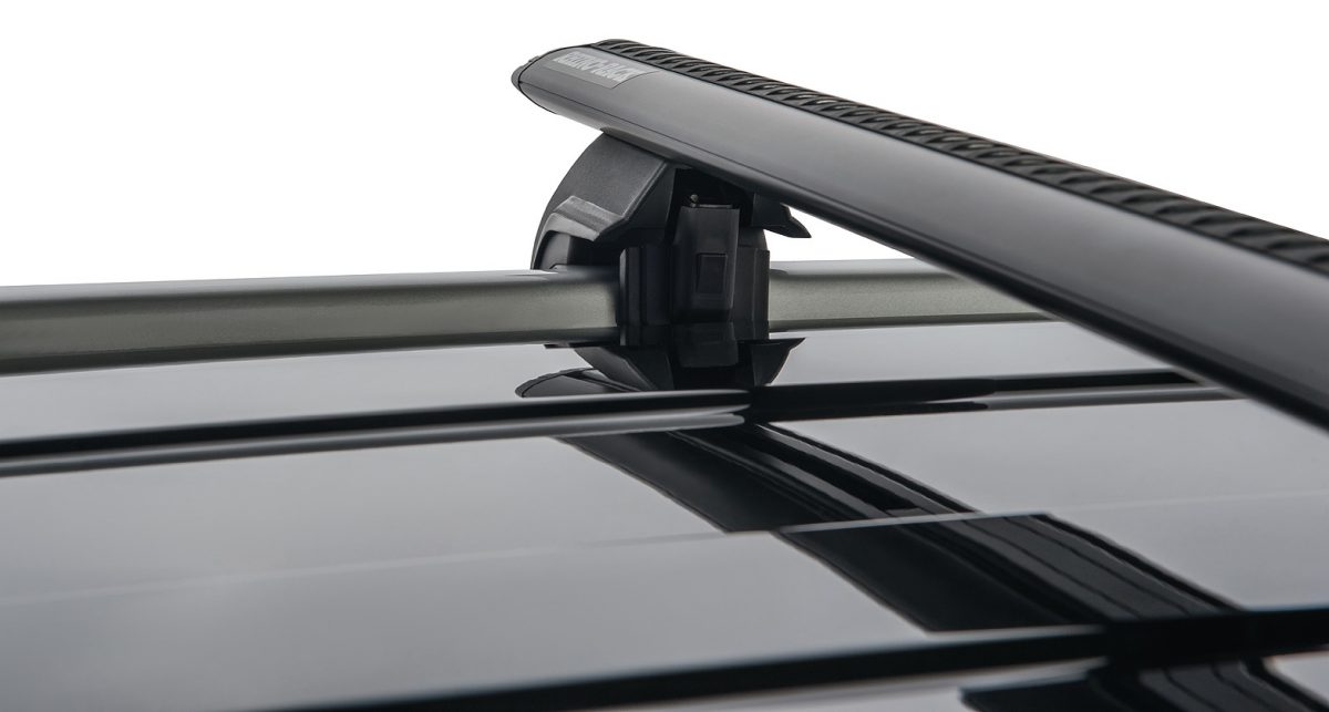 Ford Everest 3rd Gen With Flush Rails 10/15on RhinoRack Vortex Black