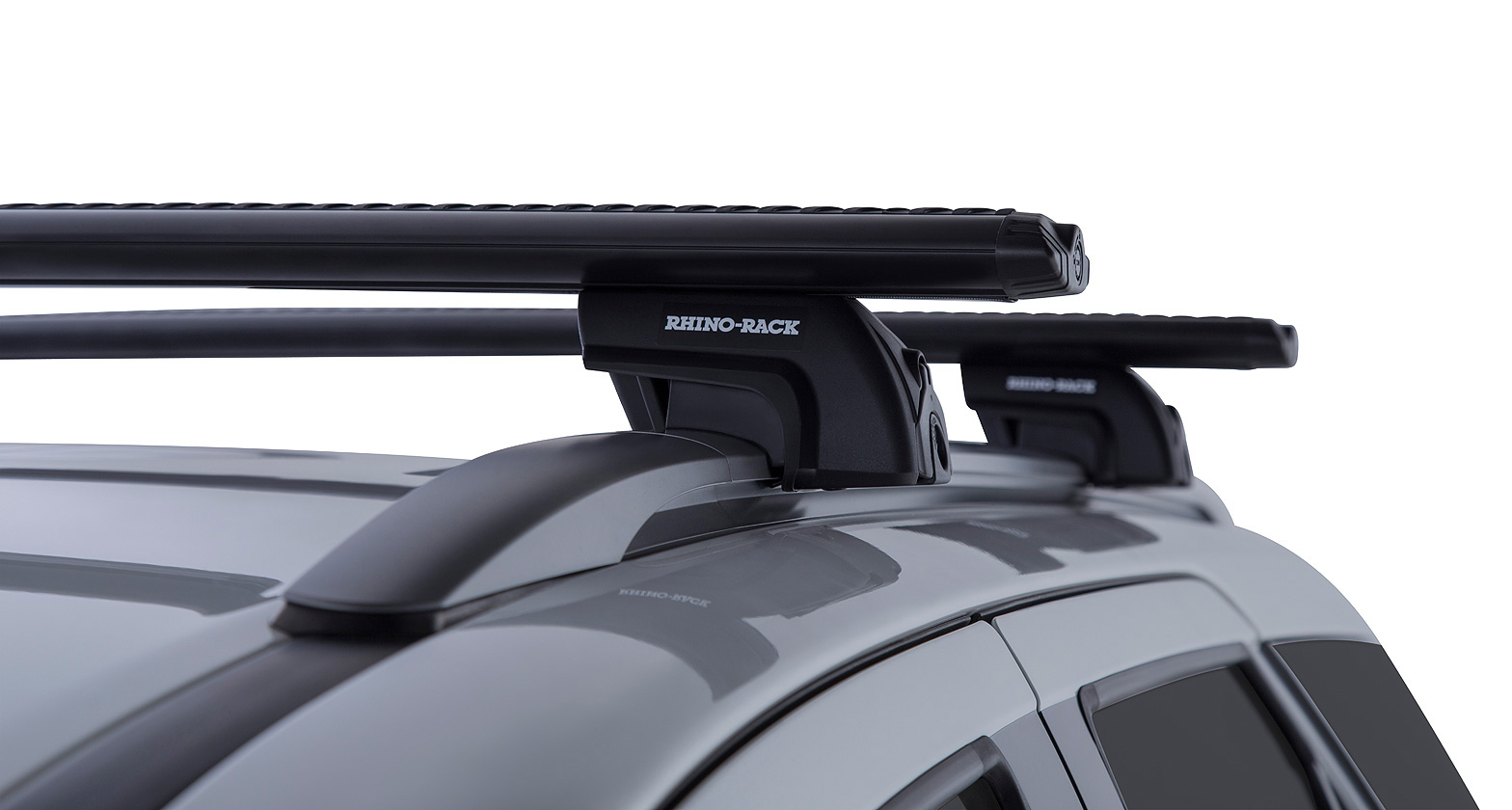 Mitsubishi Pajero Sport With Flush Rails 12/15on RhinoRack Black Roof