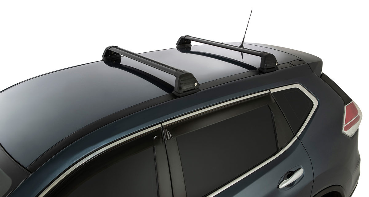 Nissan XTrail 5dr SUV 03/14on RhinoRack Vortex ROC25 Flush Roof Racks