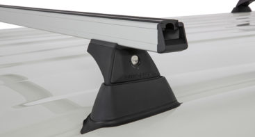 Toyota Hiace SLWB Gen6 06/2019on Rhino-Rack SILVER Roof Racks (3 Bar ...