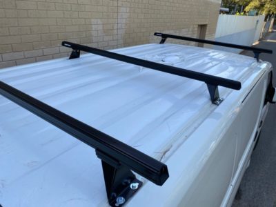 Toyota Hiace LWB/SLWB Gen6 2019on Rhino-Rack Heavy Duty Bars with Steel ...