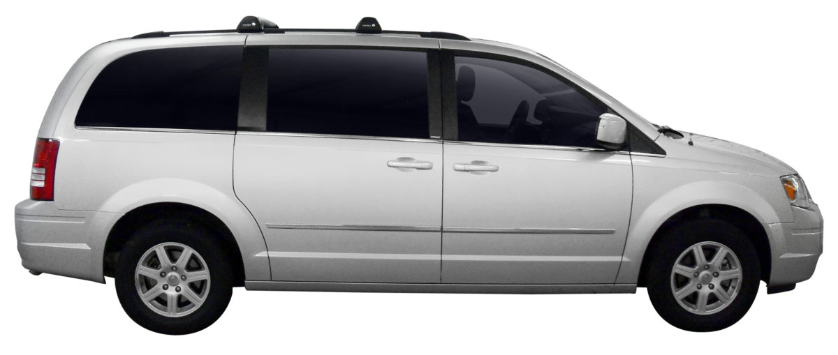 Chrysler Grand Voyager 5dr Van W/ Roof Rails 04/08on Yakima Flush Bar