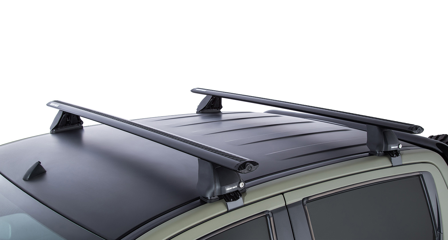 MG 6 Hatch 1/17 onwards RhinoRack Vortex Black Roof Racks (pr) Roof