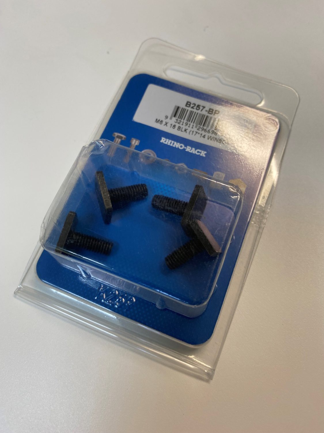 RhinoRack B257BP M6x16mm TBolts (4 pack) Roof Rack World