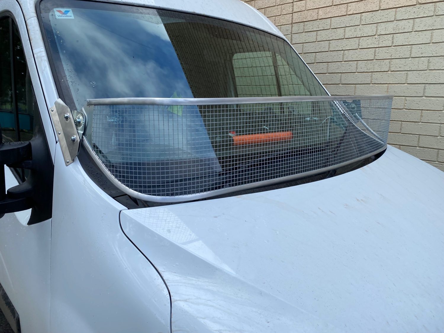 Renault Master 300mm Silver Mesh Windscreen Stoneguard Roof Rack World