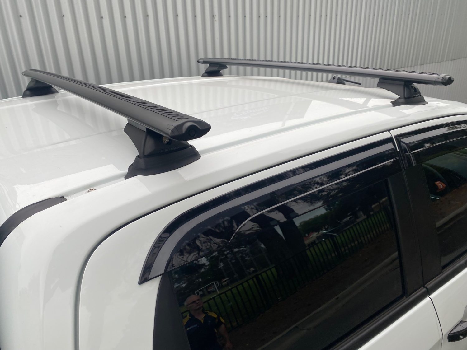 Isuzu DMax Gen3 2020on XTerrain RhinoRack Cross Bars(2) (with rails
