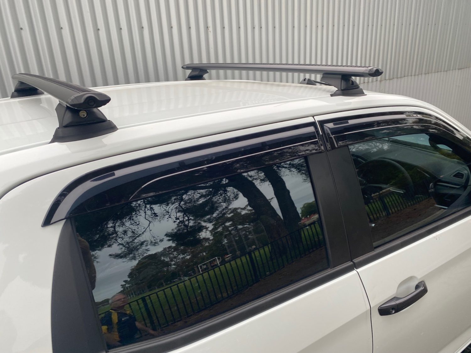 Isuzu DMax Gen3 2020on XTerrain RhinoRack Cross Bars(2) (with rails