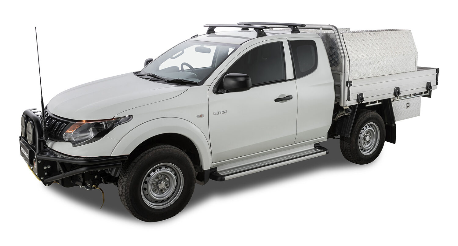 Mitsubishi Triton MQ/MR 2dr Extra Cab 04/15on RhinoRack Black Vortex