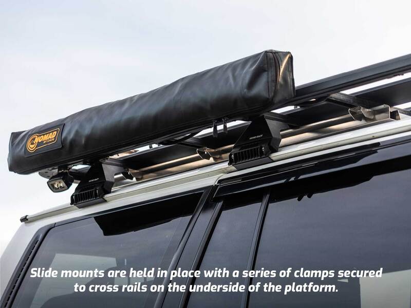 Rhino Pioneer Platform (Series 5) Roof Rack Table Slide Mount Kaon