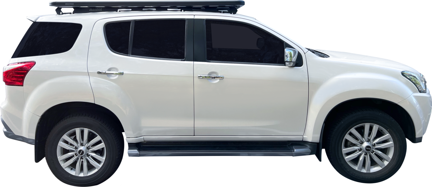 Isuzu MUX Gen1 2013July2021 (with roof rails) Yakima Ruggedline